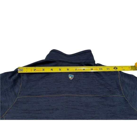 Kuhl 1/4 Zip Pullover Sweater Youth L 14-16 Blue Hiking Outdoors - Picture 7 of 14